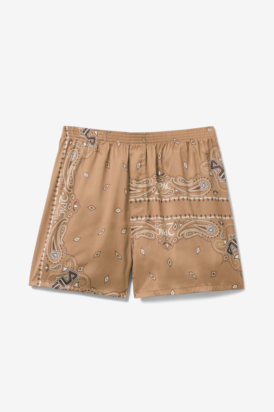FILA 2Pac Bandana Print Boxer 227 TOBACCO BROWN / WHITE | Men/Women Socks &amp; Accessories