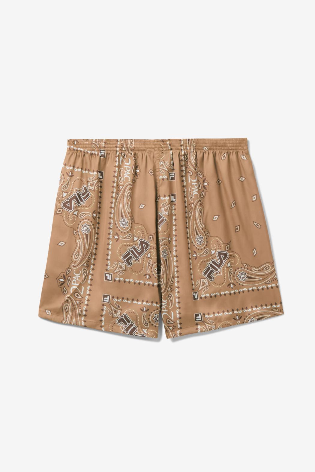 FILA 2Pac Bandana Print Boxer 227 TOBACCO BROWN / WHITE | Men/Women Socks &amp; Accessories