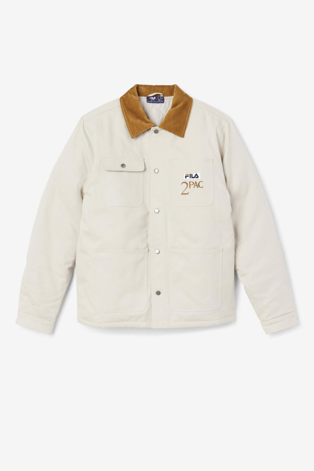 FILA 2Pac Jacket 031 DOVE / BRONZE BROWN | Men Sweaters &amp; Outerwear