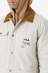 FILA 2Pac Jacket 031 DOVE / BRONZE BROWN | Men Sweaters &amp; Outerwear