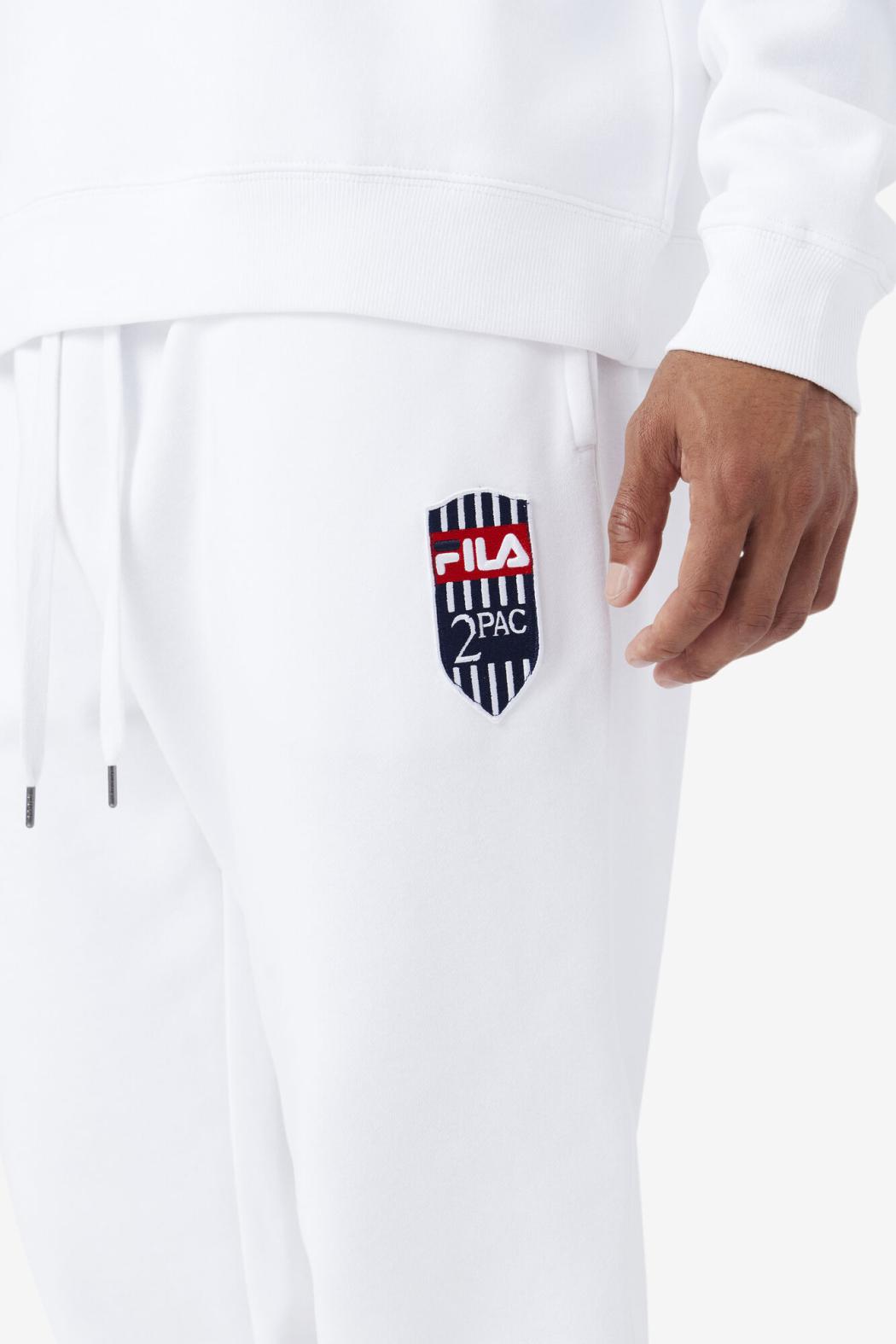 FILA 2Pac Patch Jogger 100 WHITE | Men Sweatsuits &amp; Tracksuits
