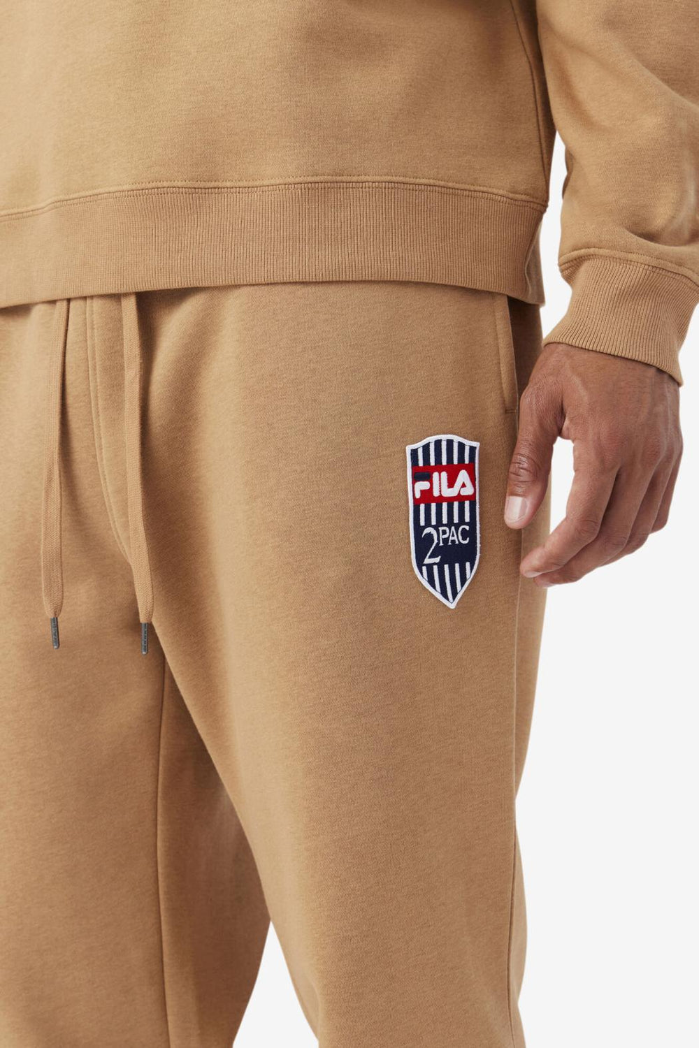 FILA 2Pac Patch Jogger 227 TOBACCO BROWN | Men Sweatsuits &amp; Tracksuits