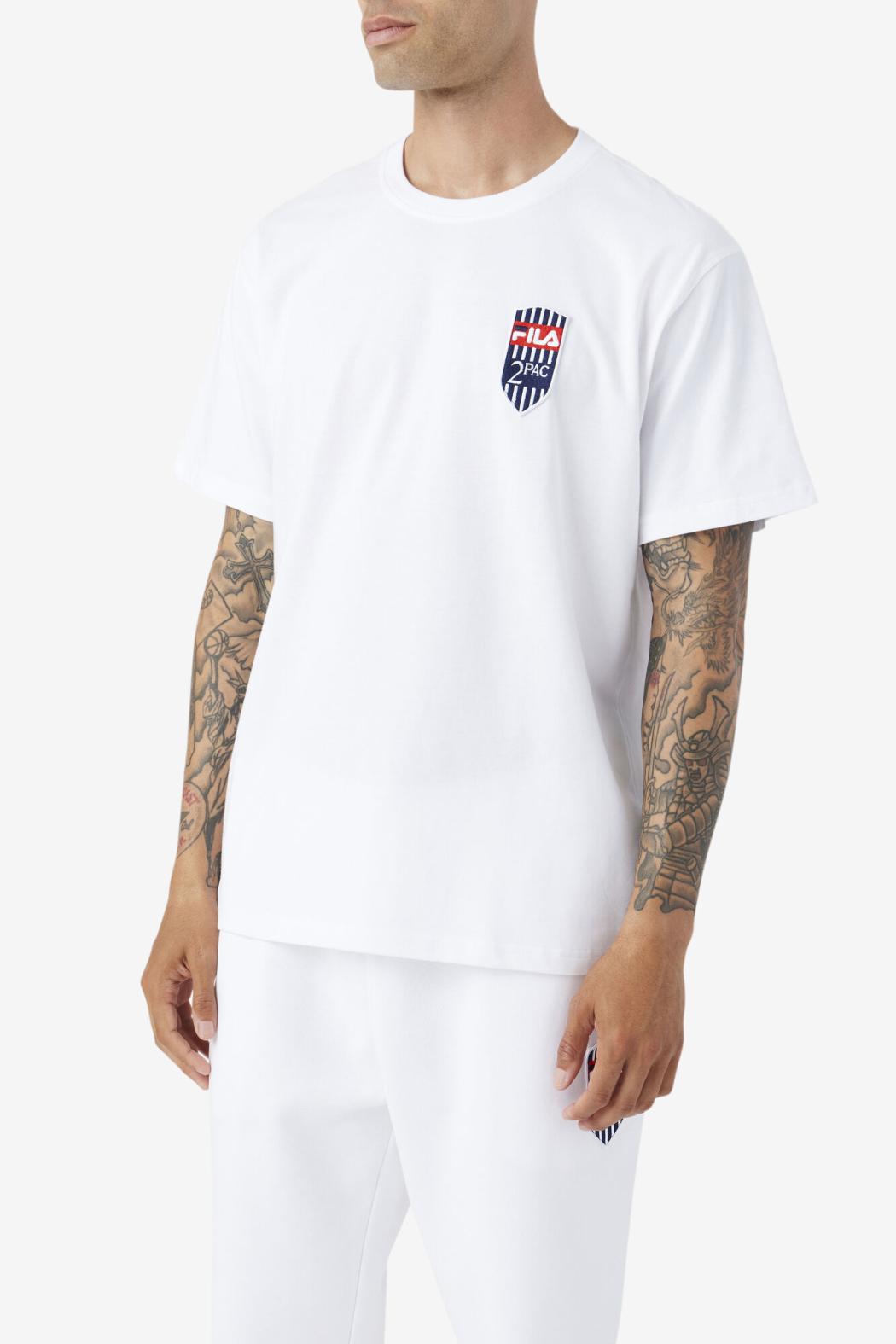 FILA 2Pac Patch Tee 100 WHITE | Men Tops