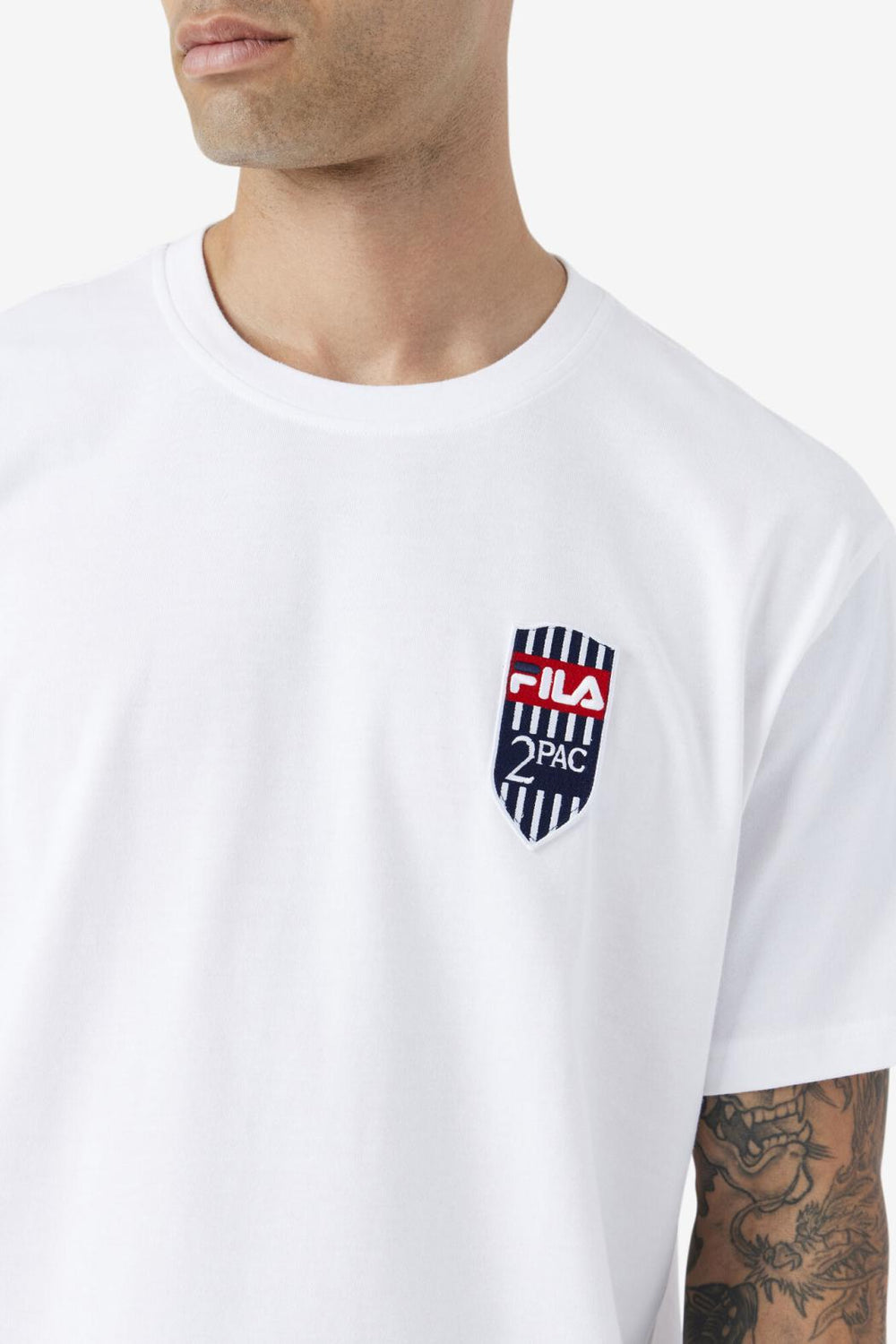 FILA 2Pac Patch Tee 100 WHITE | Men Tops