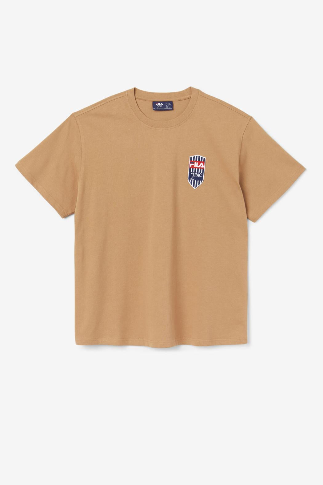 FILA 2Pac Patch Tee 227 TOBACCO BROWN | Men Tops