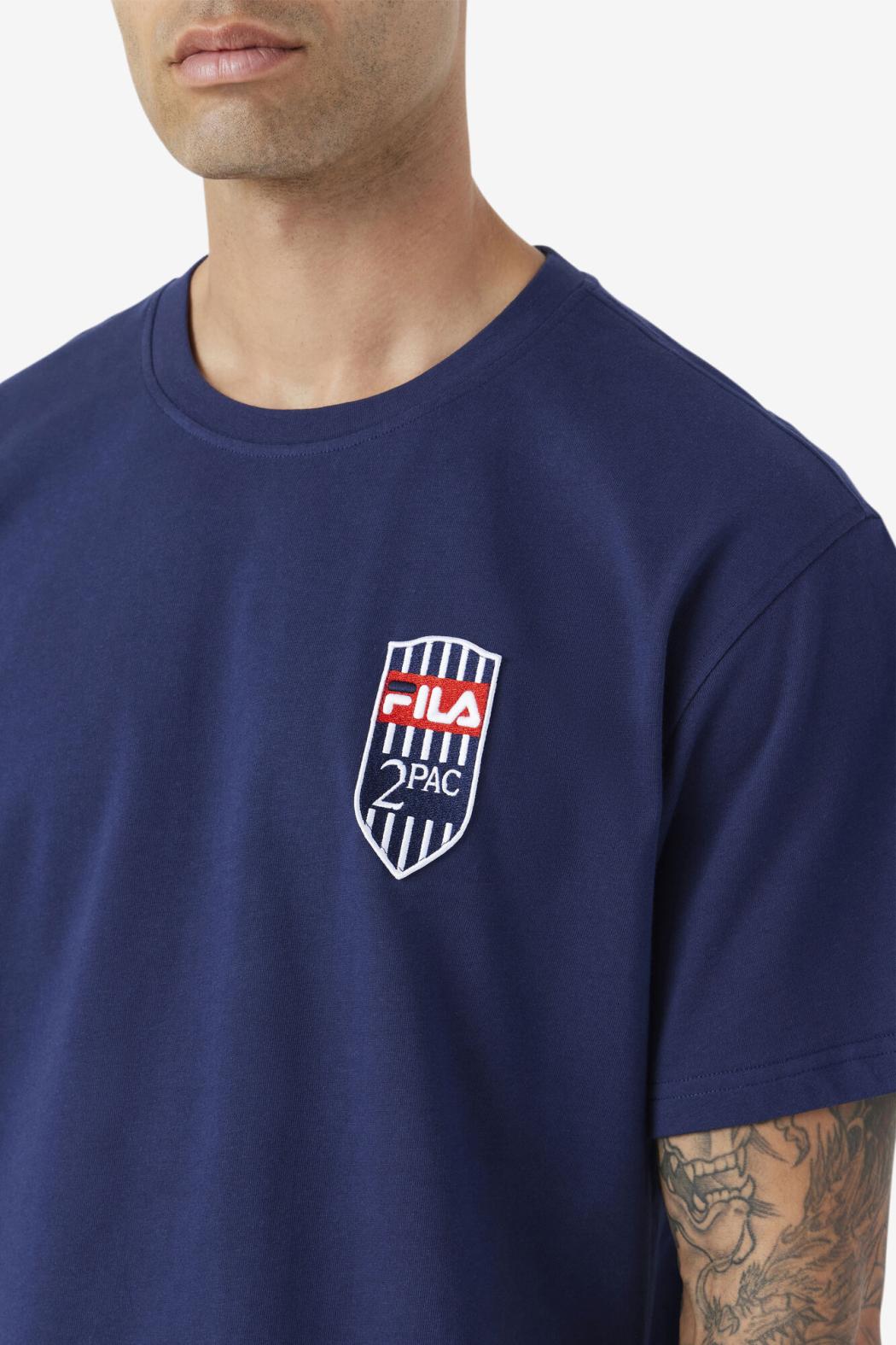 FILA 2Pac Patch Tee 410 FILA NAVY | Men Tops