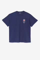 FILA 2Pac Patch Tee 410 FILA NAVY | Men Tops