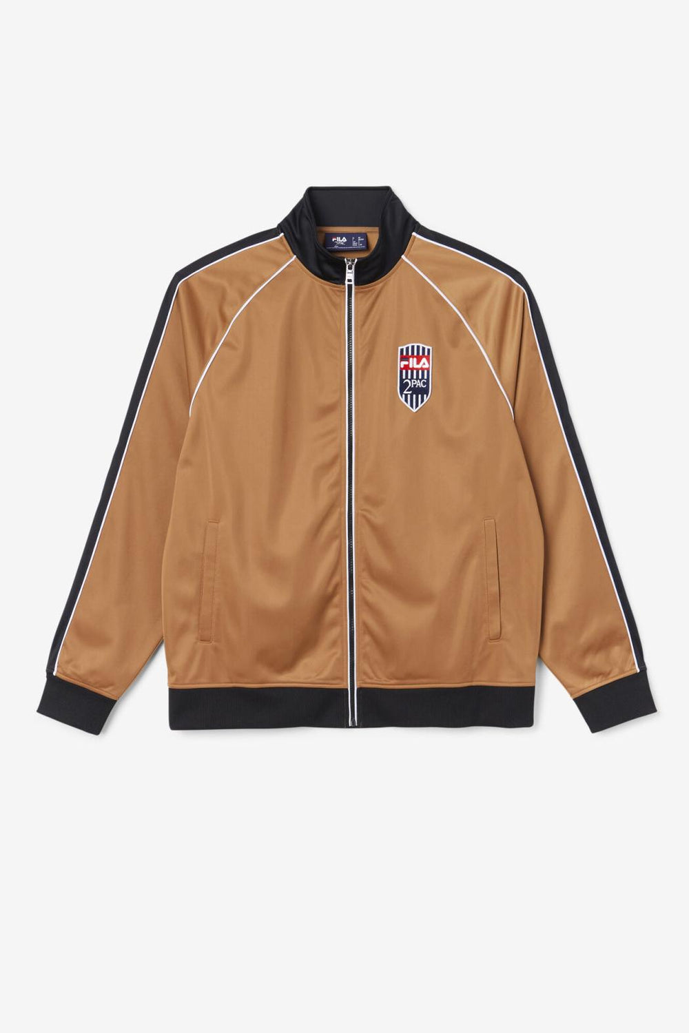 FILA 2Pac Track Jacket 227 TOBACCO BROWN / BLACK / WHITE | Men Sweatsuits &amp; Tracksuits