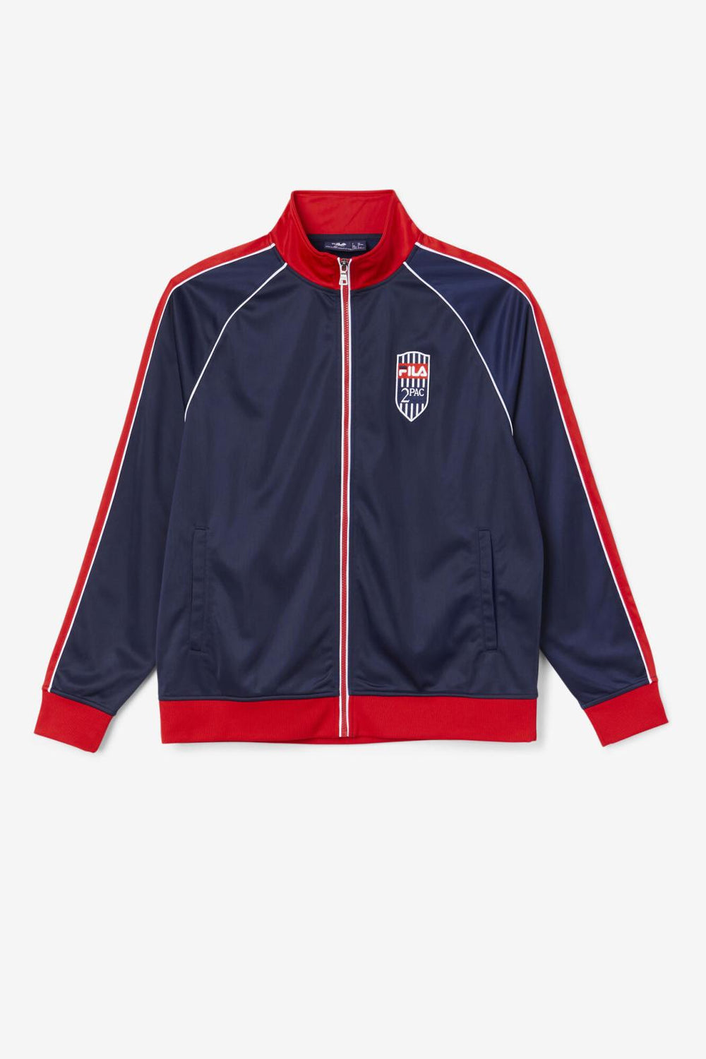 FILA 2Pac Track Jacket 410 FILA NAVY / FILA RED / WHITE | Men Sweatsuits &amp; Tracksuits