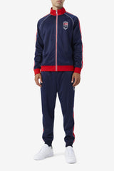 FILA 2Pac Track Jacket 410 FILA NAVY / FILA RED / WHITE | Men Sweatsuits &amp; Tracksuits