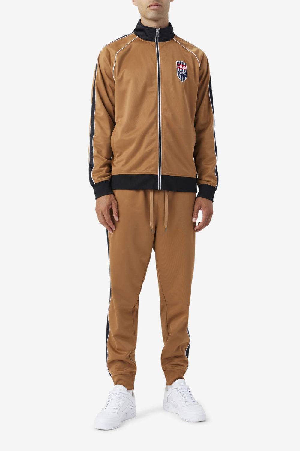 FILA 2Pac Track Pant 227 TOBACCO BROWN / WHITE | Men Sweatsuits &amp; Tracksuits