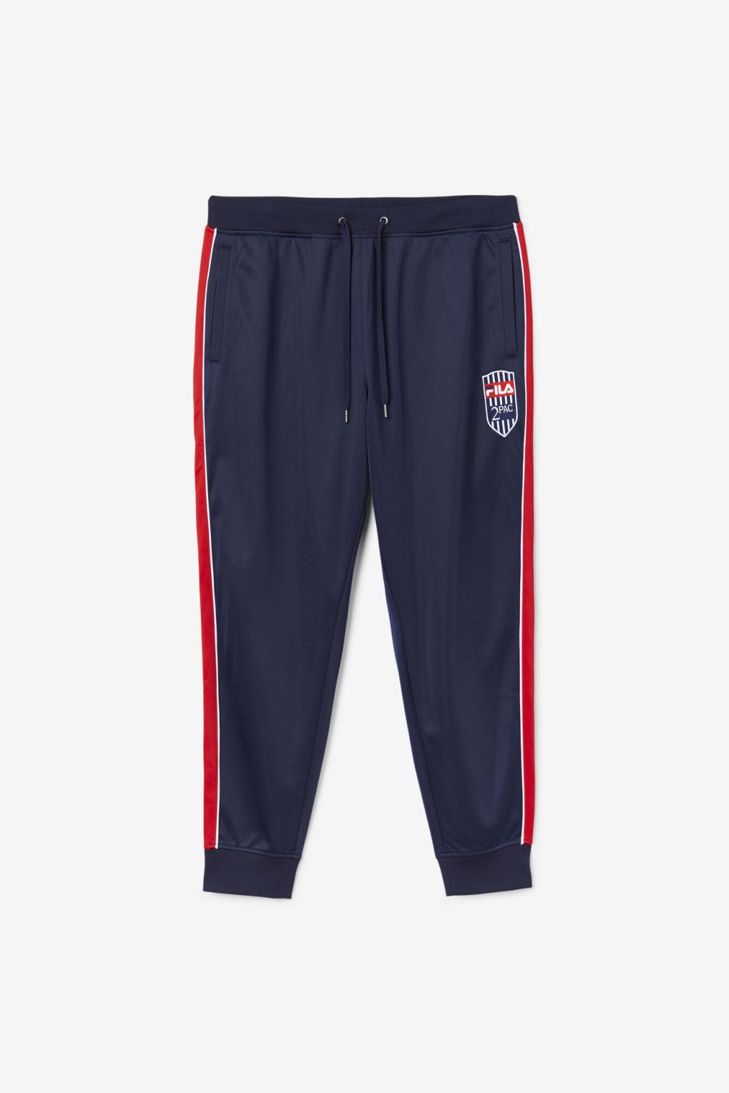 FILA 2Pac Track Pant 410 FILA NAVY / FILA RED / WHITE | Men Sweatsuits &amp; Tracksuits