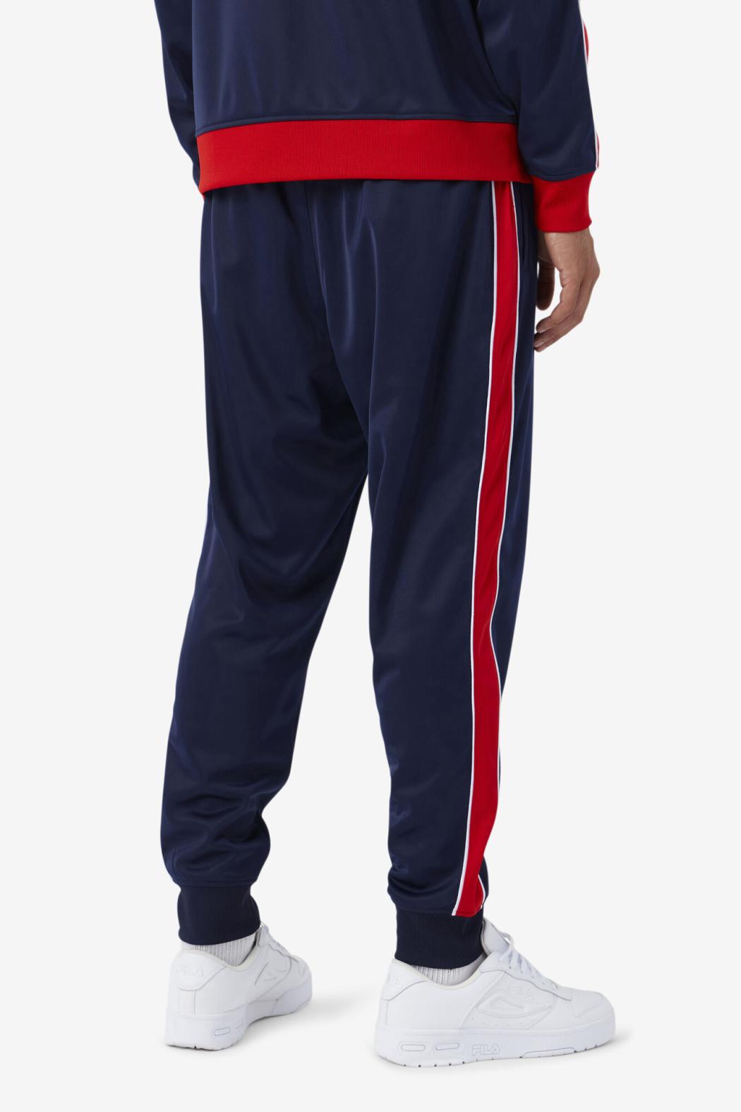 FILA 2Pac Track Pant 410 FILA NAVY / FILA RED / WHITE | Men Sweatsuits &amp; Tracksuits