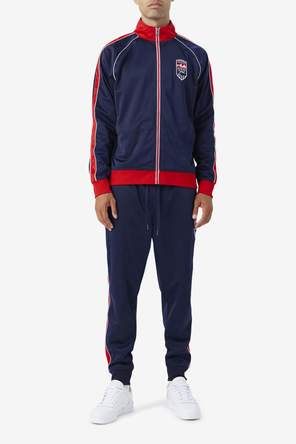 FILA 2Pac Track Pant 410 FILA NAVY / FILA RED / WHITE | Men Sweatsuits &amp; Tracksuits