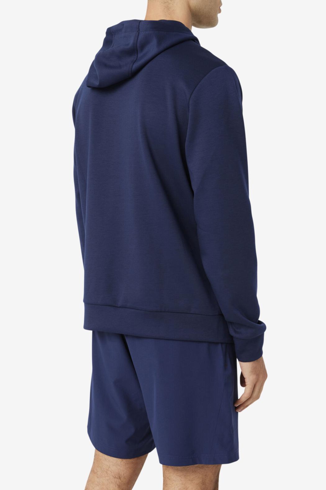 FILA Aadheen Hoodie 410 PEACOAT / BLACK | Men Sweatshirts &amp; Hoodies