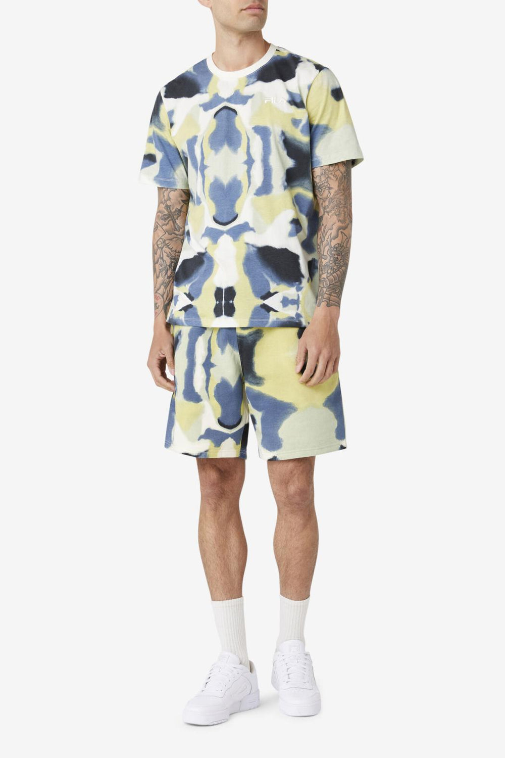 FILA Acotas Tee 177 BABY'S BREATH BRUSHSTROKE PRINT | Men Tops