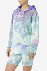 FILA Aerolynn Tie Dye Hoodie | Women Sweatshirts &amp; Hoodies