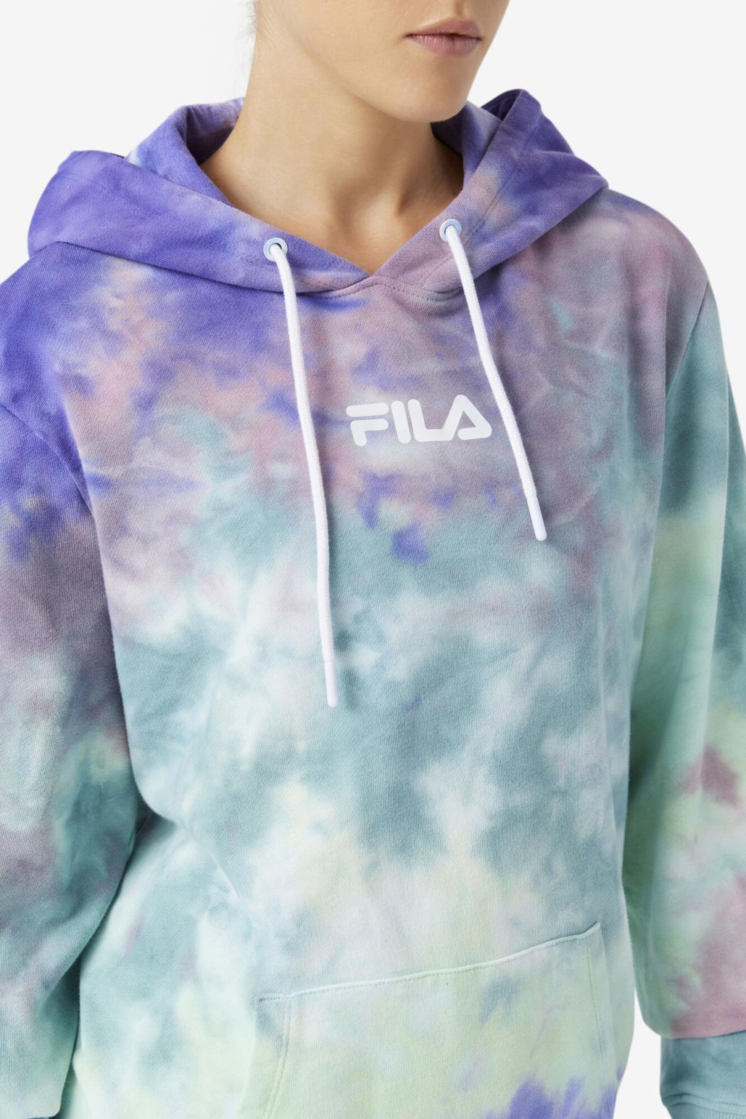 FILA Aerolynn Tie Dye Hoodie | Women Sweatshirts &amp; Hoodies