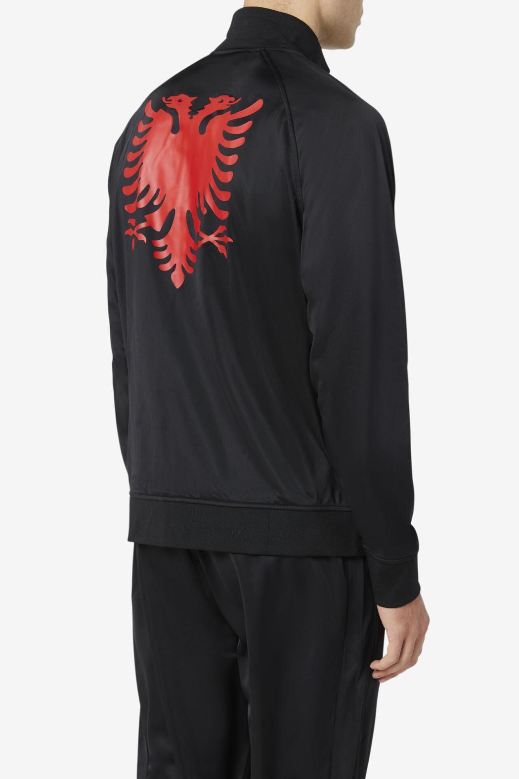 FILA Albania Track Jacket 001 BLACK / RED | Men Sweatsuits &amp; Tracksuits