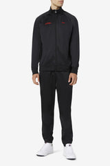 FILA Albania Track Jacket 001 BLACK / RED | Men Sweatsuits &amp; Tracksuits