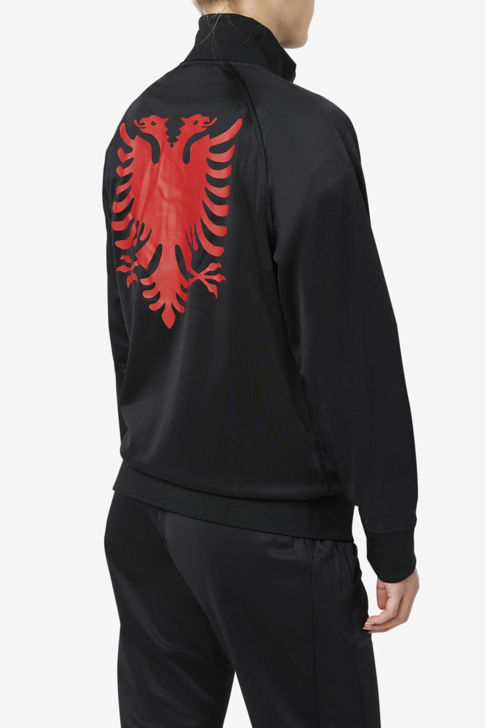 FILA Albania Track Jacket 001 BLACK / RED | Men Sweatsuits &amp; Tracksuits