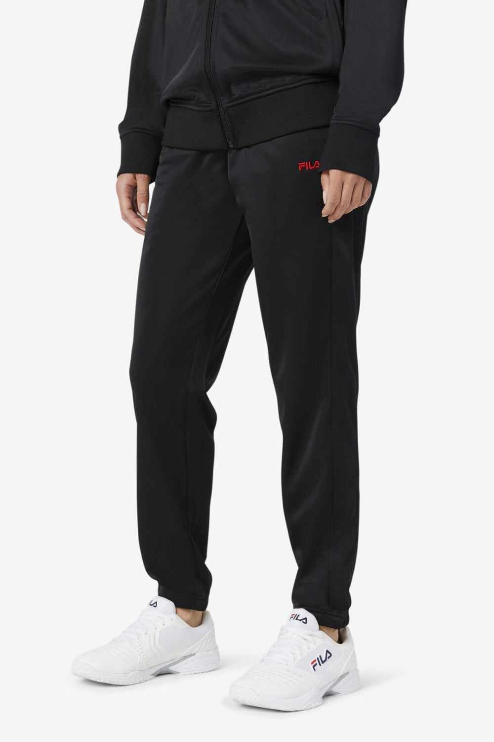 FILA Albania Track Pant 001 BLACK / RED | Men Sweatsuits &amp; Tracksuits