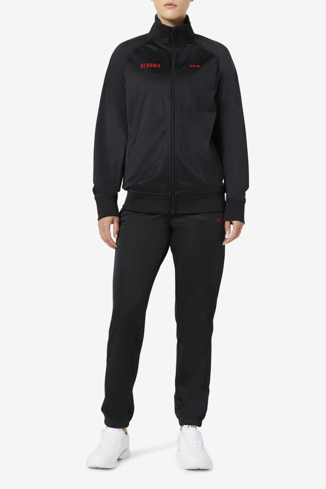FILA Albania Track Pant 001 BLACK / RED | Men Sweatsuits &amp; Tracksuits