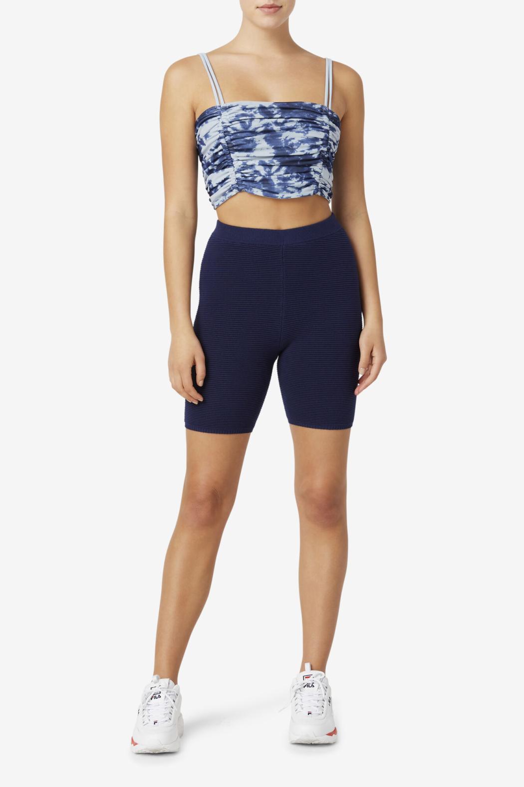 FILA Allannis Crop Tank 097 INDIA INK / BLUE FOG | Women Tops &amp; T-Shirts
