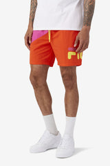 FILA Ama Swim Short 677 FUCHSIA PURPLE / CHERRY TOMATO / BLAZING YELLOW | Men Pants &amp; Shorts