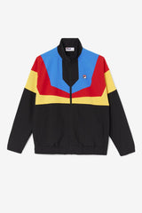 FILA Amar Track Jacket 001 BLACK / GOLD FUSION / FILA RED / PRINCE BLUE / WHITE | Men Sweatsuits &amp; Tracksuits
