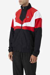 FILA Amar Track Jacket 002 BLACK / FILA RED / WHITE | Men Sweatsuits &amp; Tracksuits