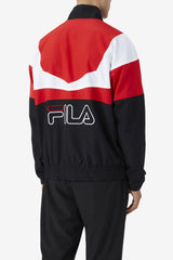 FILA Amar Track Jacket 002 BLACK / FILA RED / WHITE | Men Sweatsuits &amp; Tracksuits