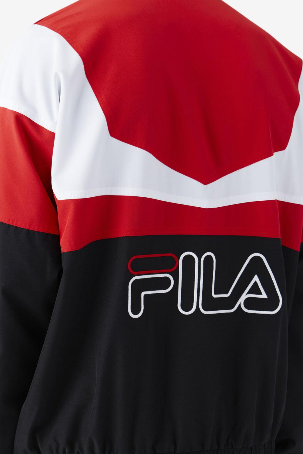 FILA Amar Track Jacket 002 BLACK / FILA RED / WHITE | Men Sweatsuits &amp; Tracksuits