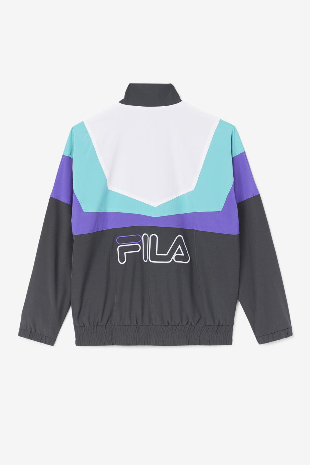 FILA Amar Track Jacket 050 DARK SHADOW / ELECTRIC PURPLE / CERAMIC / WHITE | Men Sweatsuits &amp; Tracksuits