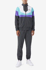 FILA Amar Track Pant 050 DARK SHADOW / ELECTRIC PURPLE / CERAMIC / WHITE | Men Sweatsuits &amp; Tracksuits