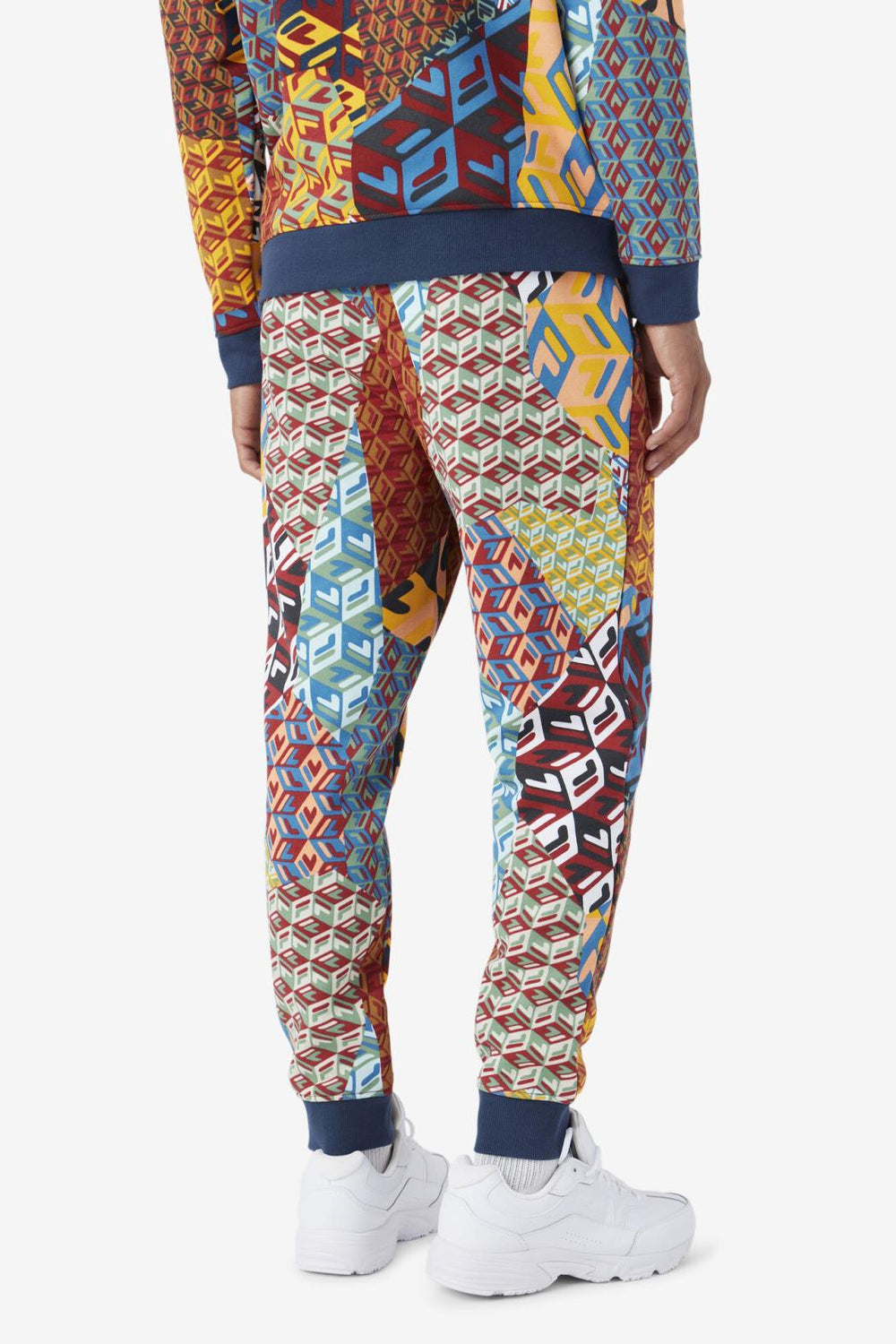 FILA Amay Jogger 732 RADIANT YELLOW PRINT / MOONLIT OCEAN | Men Pants &amp; Shorts