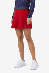 FILA Amy Pleated Skirt 640 FILA RED | Women Skirts