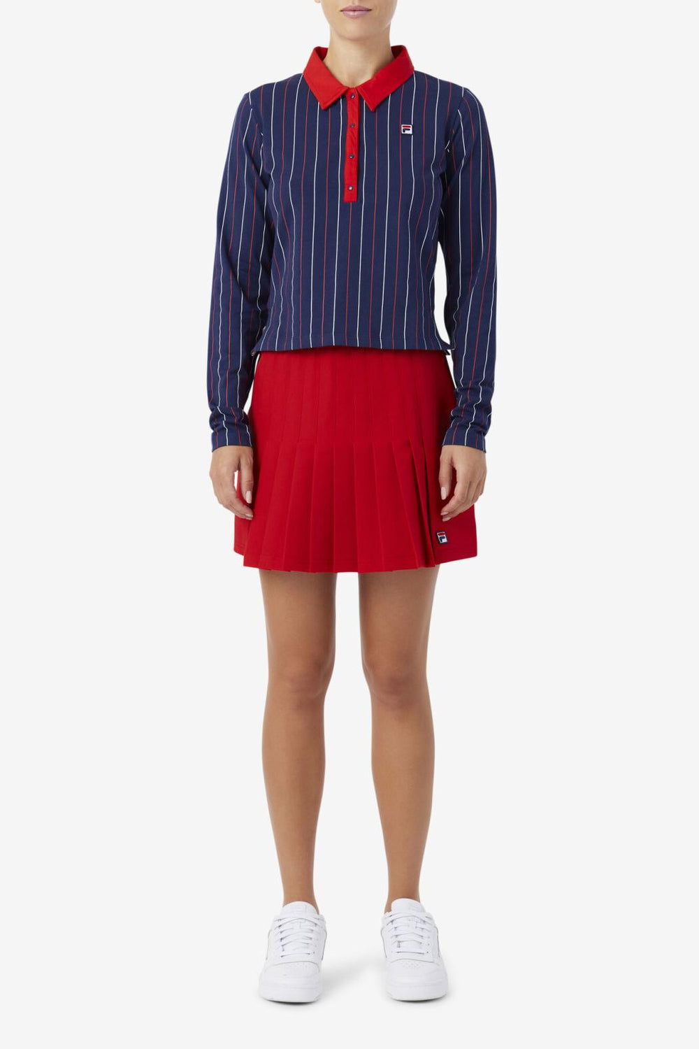 FILA Amy Pleated Skirt 640 FILA RED | Women Skirts