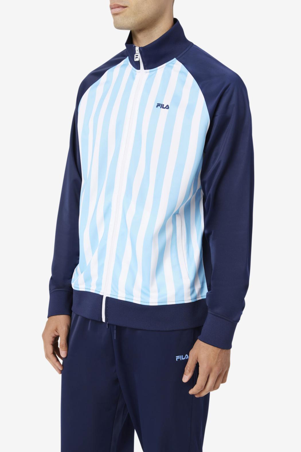 FILA Argentina Track Jacket 412 NAVY / WHITE / BALTIC SEA | Men Sweatsuits &amp; Tracksuits