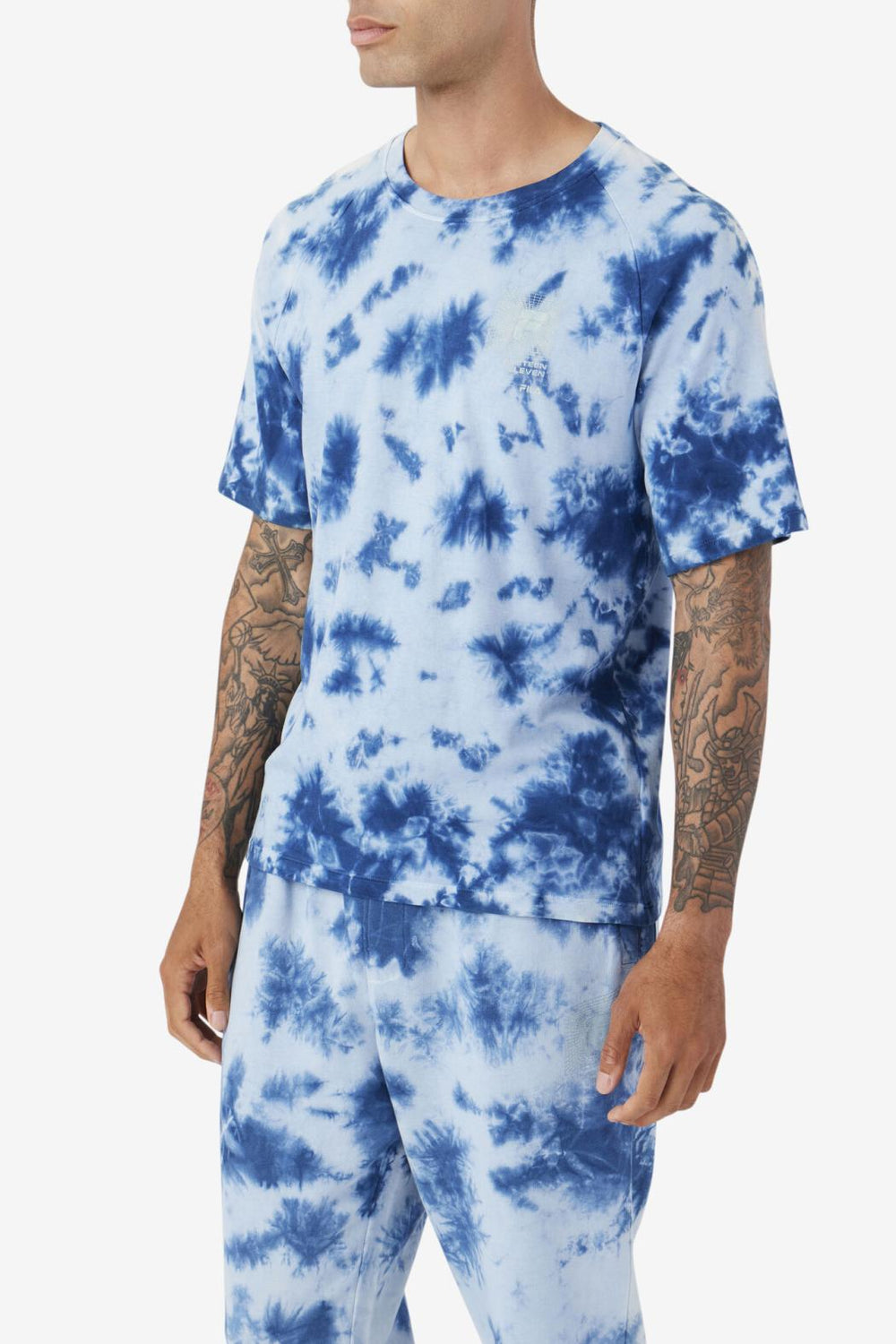 FILA Ayan Tee 436 MAJOLICA BLUE / PUMICE STONE | Men Tops