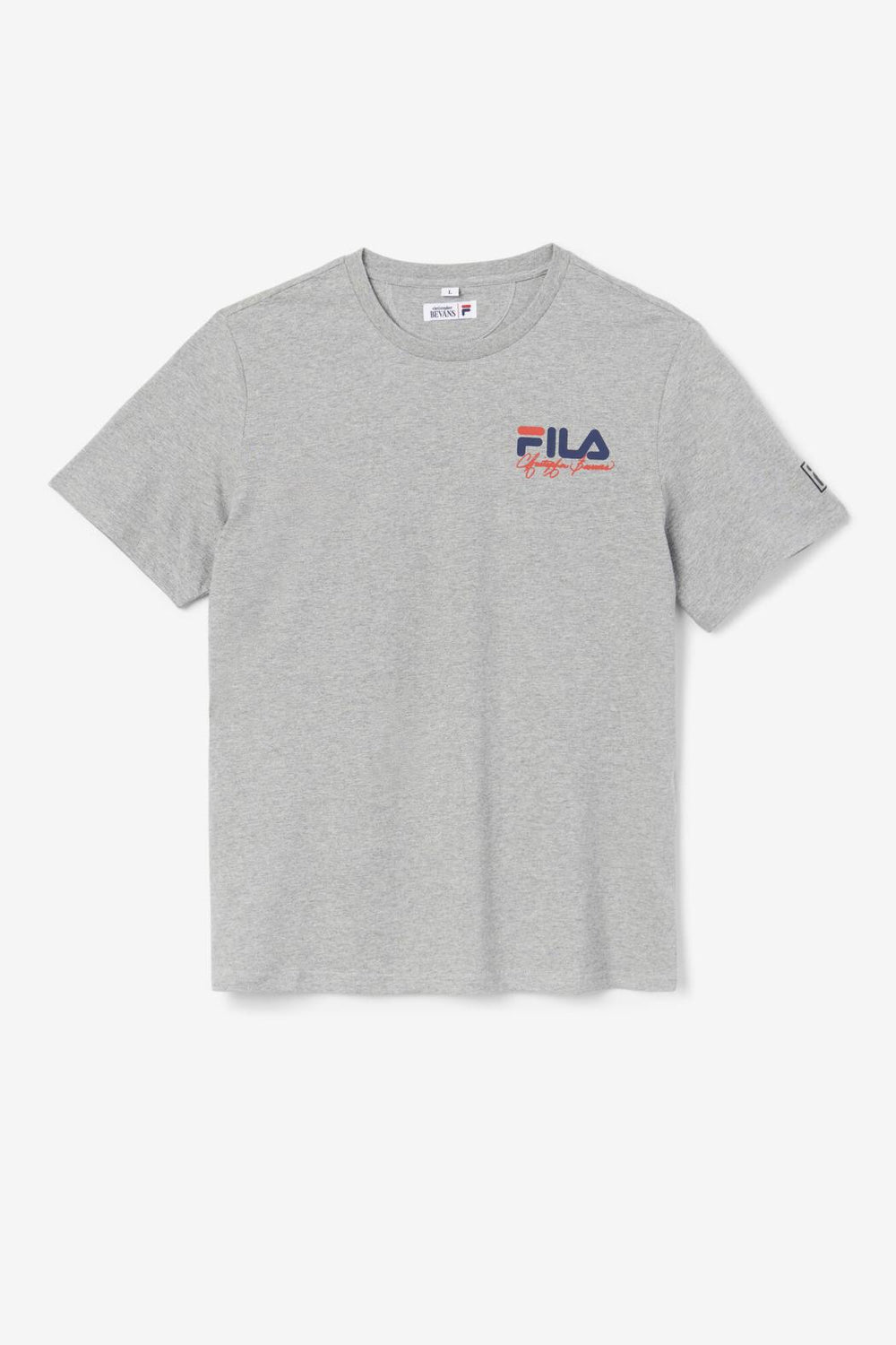 FILA Bevans Park Graphic Tee 073 HEATHER GREY | Men Tops