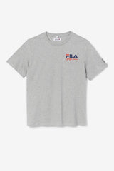 FILA Bevans Park Graphic Tee 073 HEATHER GREY | Men Tops