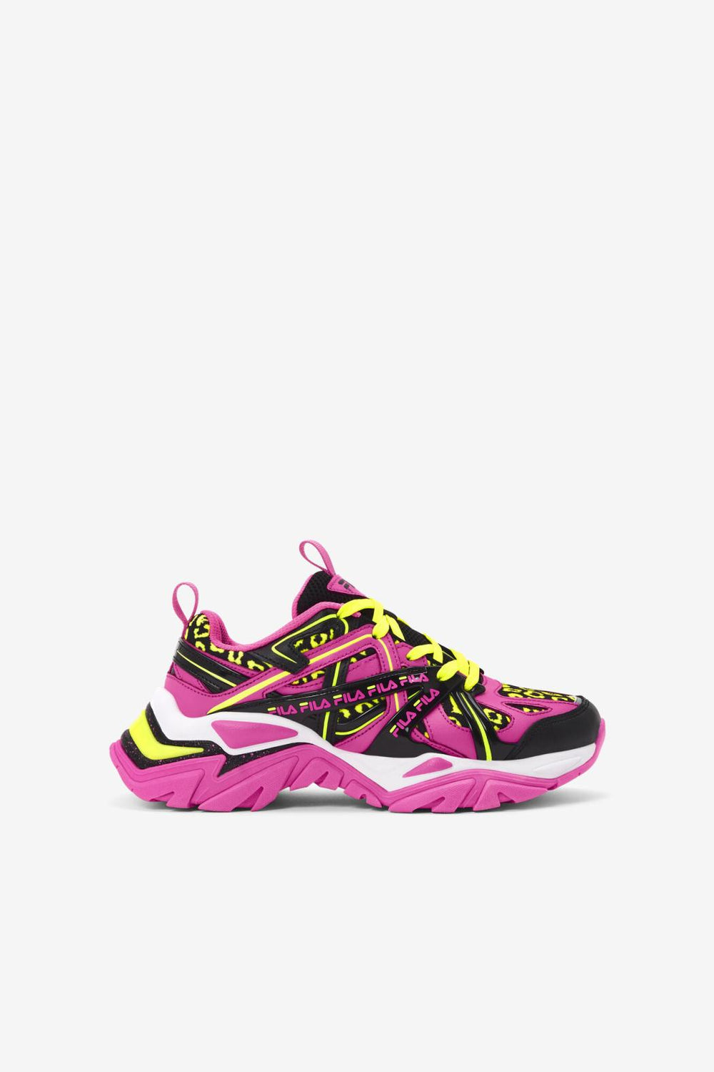 FILA Big Kids' Electrove 2 652 KNOCKOUT PINK / BLACK / WHITE | Kids Big Kids (3.5-7)