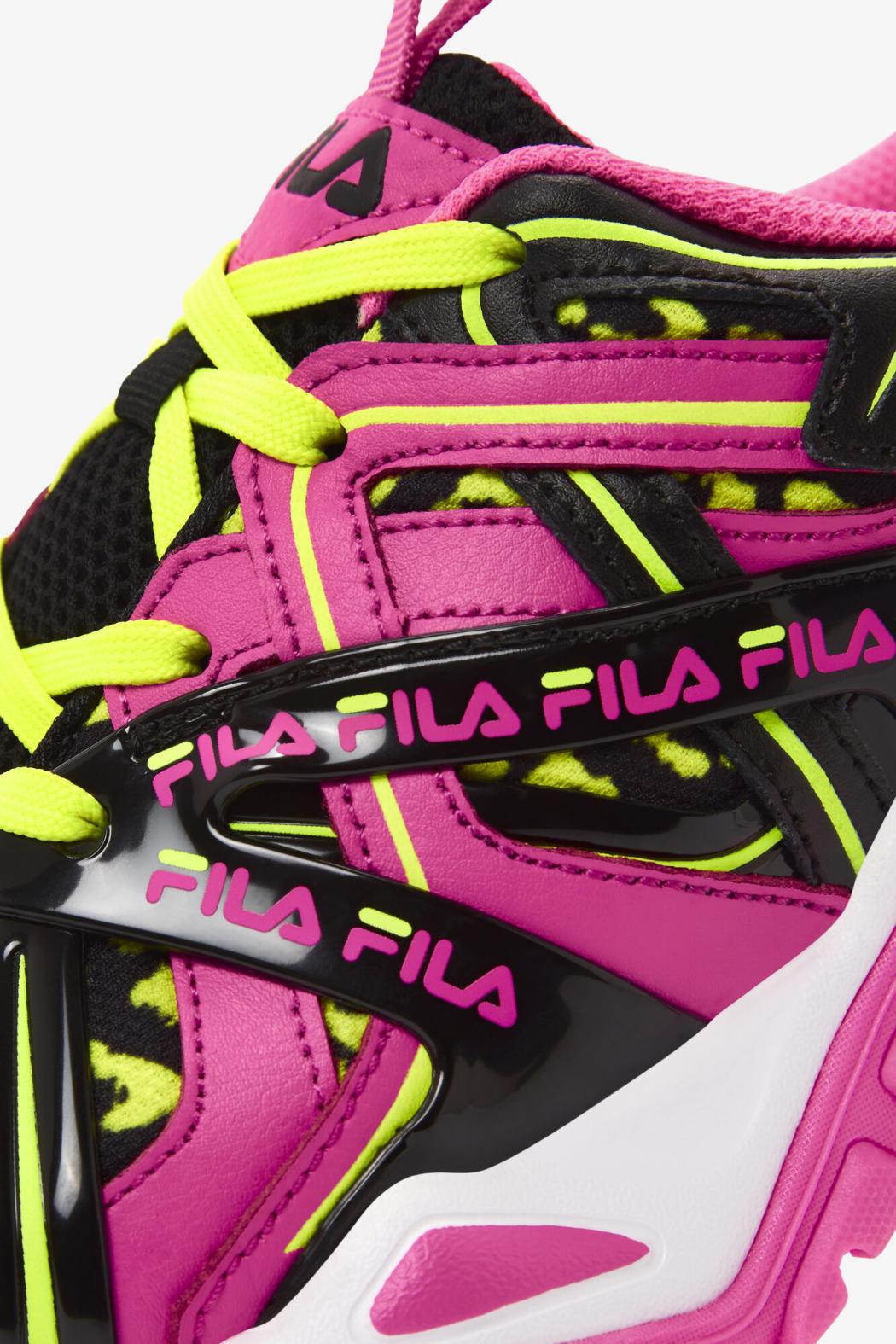 FILA Big Kids' Electrove 2 652 KNOCKOUT PINK / BLACK / WHITE | Kids Big Kids (3.5-7)