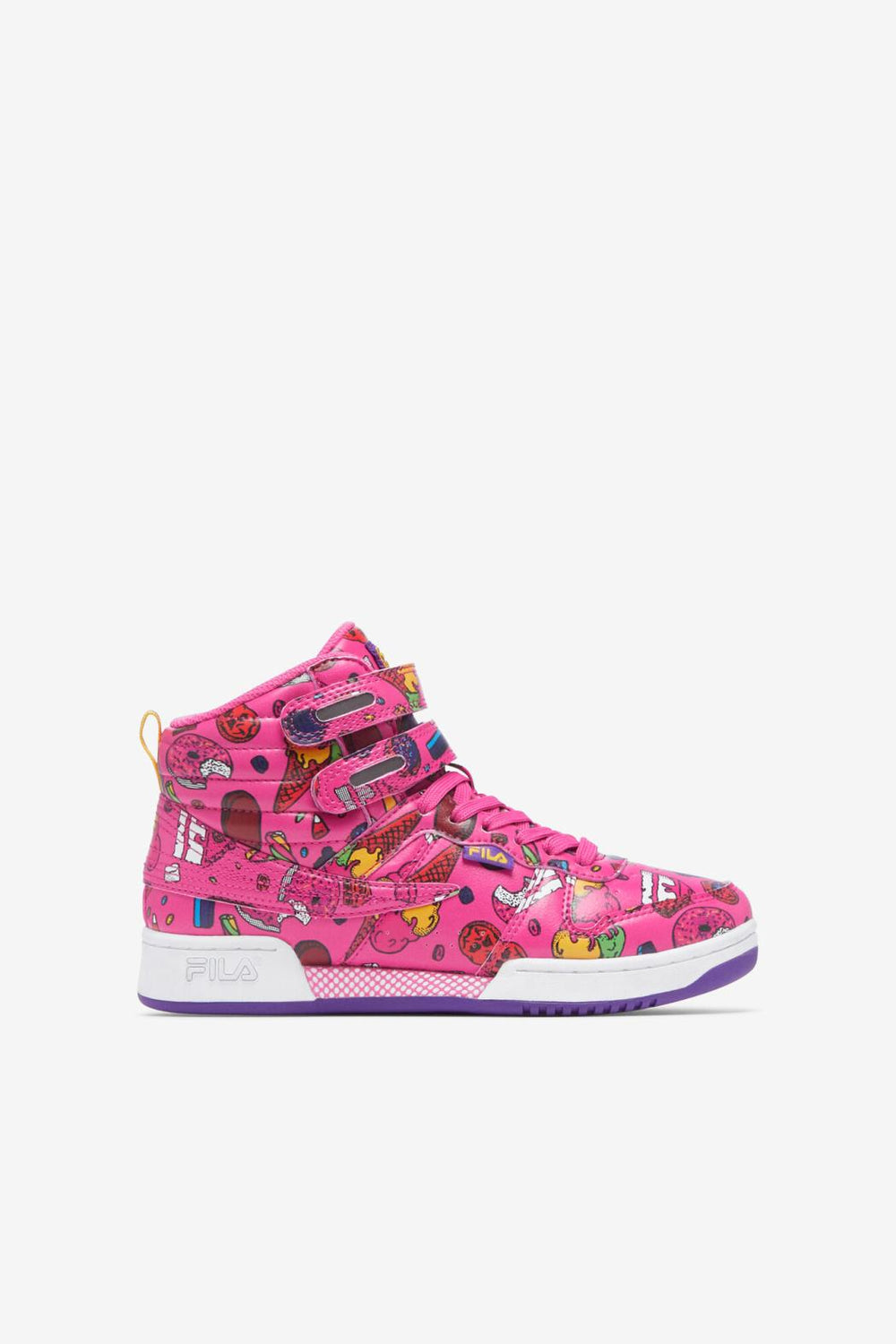 FILA Big Kids' F-14 694 SUGAR PLUM / ELECTRIC PURPLE / LEMON | Kids Big Kids (3.5-7)