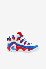 FILA Big Kids' Grant Hill 1 125 WHITE / RED / PRINCE BLUE | Kids Big Kids (3.5-7)