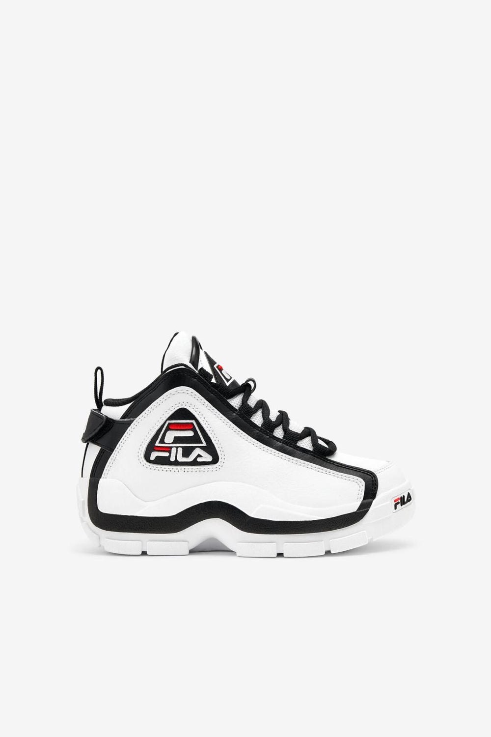 FILA Big Kids' Grant Hill 2 113 WHITE / BLACK / FILA RED | Kids Big Kids (3.5-7)