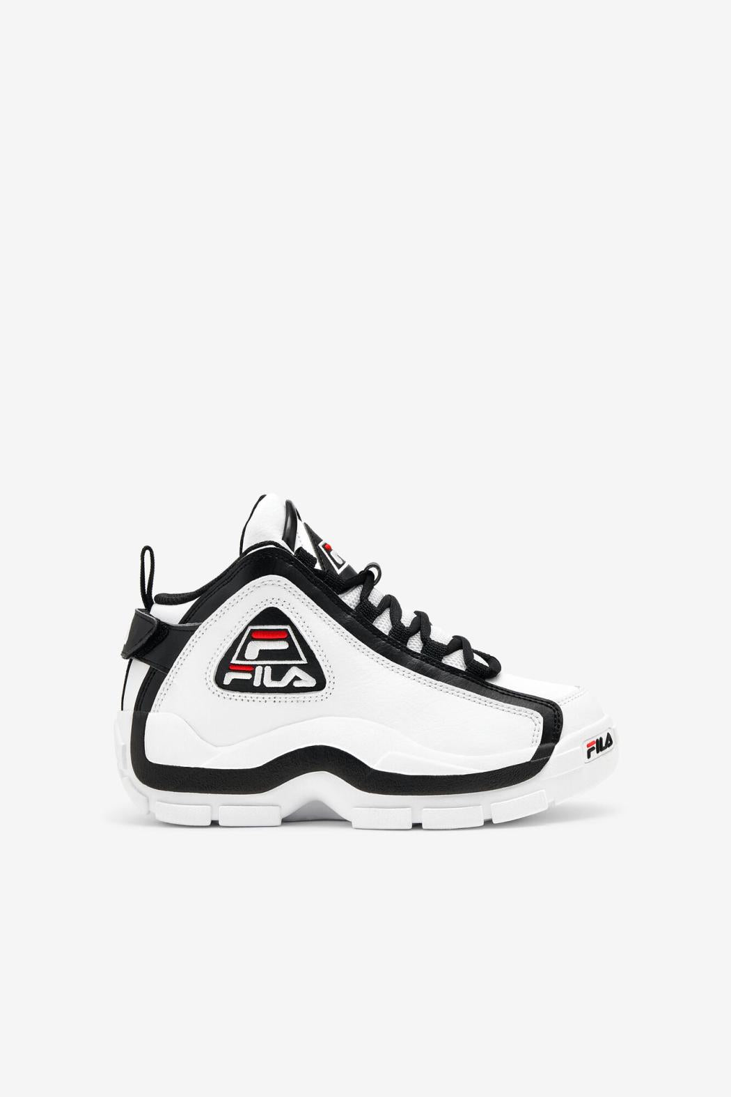 FILA Big Kids' Grant Hill 2 113 WHITE / BLACK / FILA RED | Kids Big Kids (3.5-7)