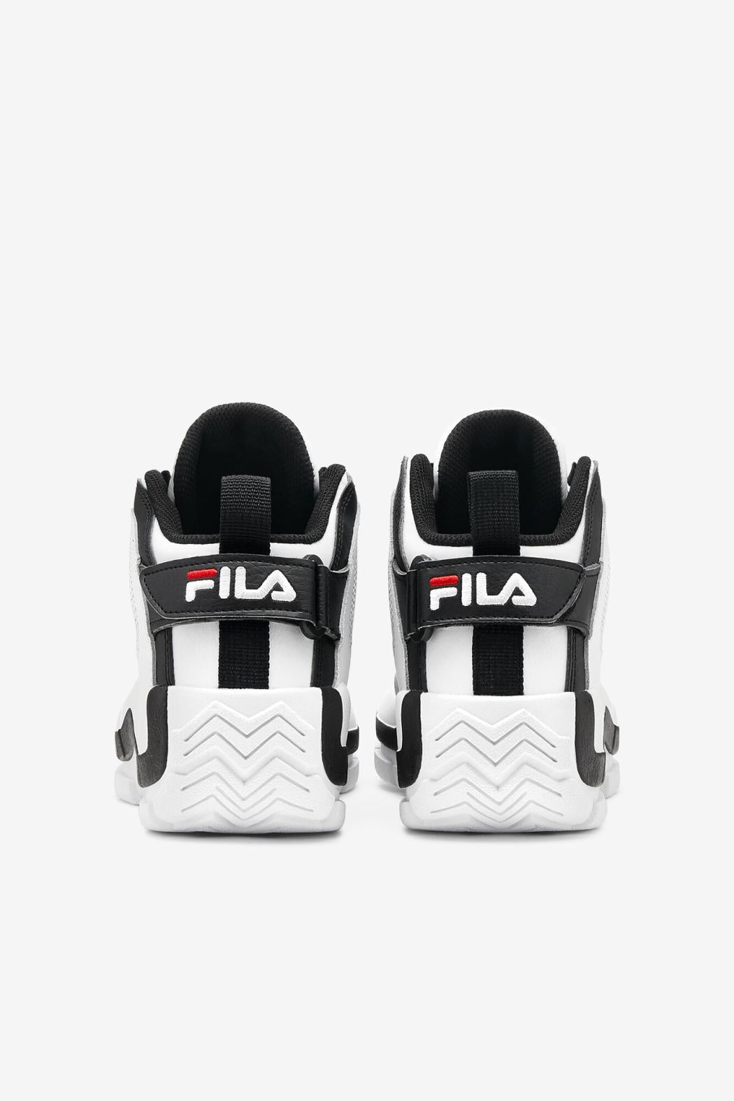 FILA Big Kids' Grant Hill 2 113 WHITE / BLACK / FILA RED | Kids Big Kids (3.5-7)