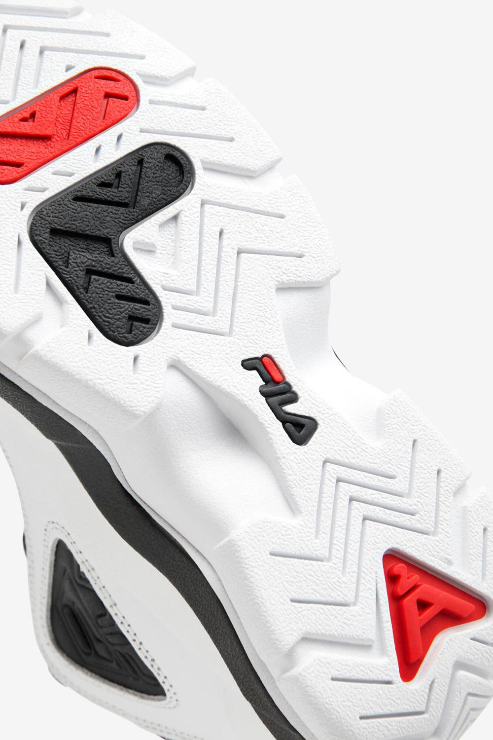 FILA Big Kids' Grant Hill 2 113 WHITE / BLACK / FILA RED | Kids Big Kids (3.5-7)